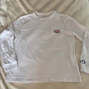 White vineyard vines long sleeve